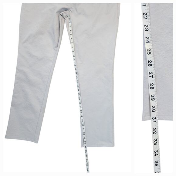 Peter Millar Stretch Chino Performance Golf Pants British Grey EB66 sz 40x32 - Picture 6 of 14